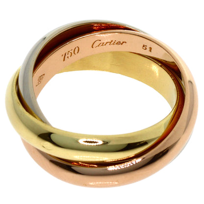CARTIER Trinity #51 Ring K18 Yellow Gold K18 White GoldLadies [Used]