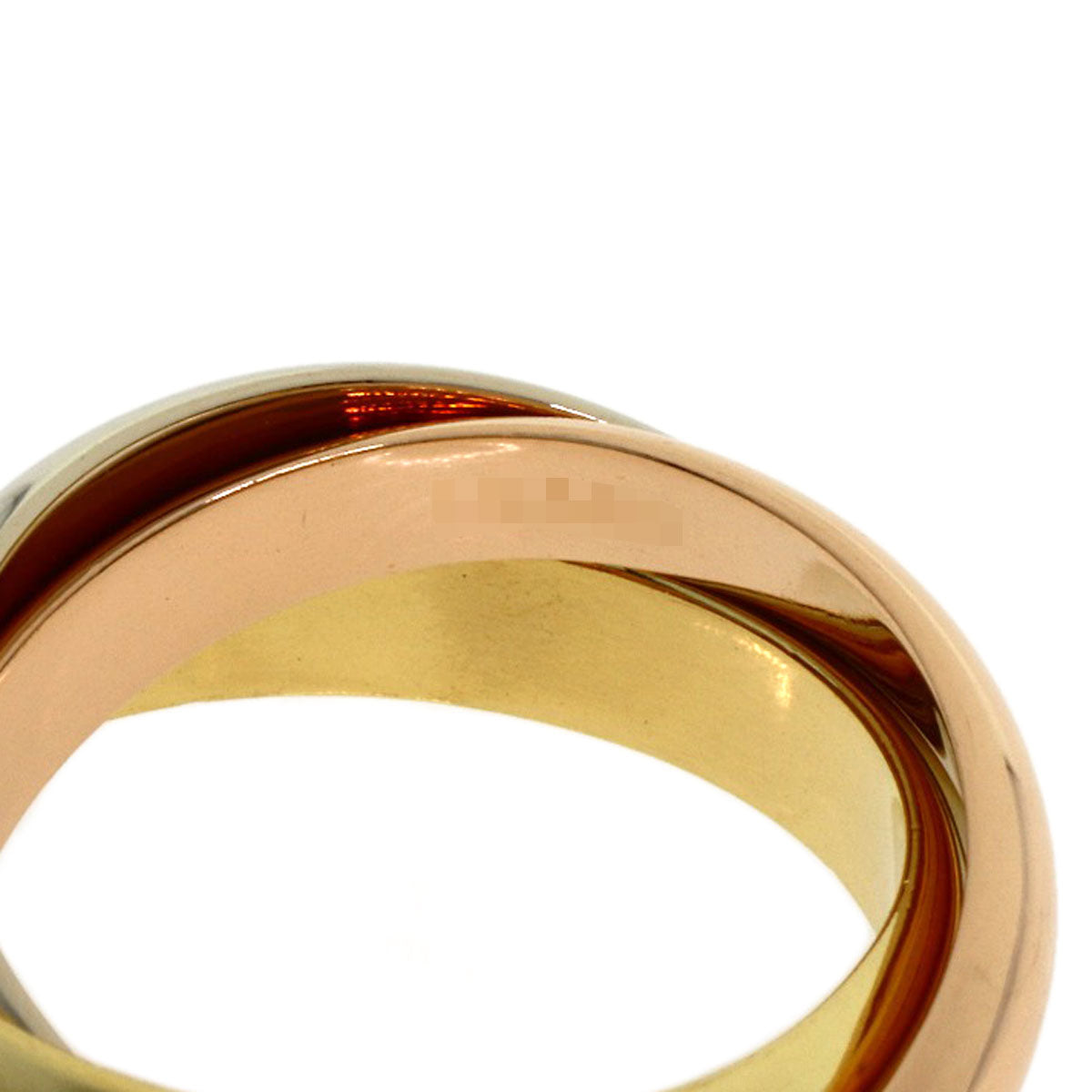 CARTIER Trinity #51 Ring K18 Yellow Gold K18 White GoldLadies [Used]