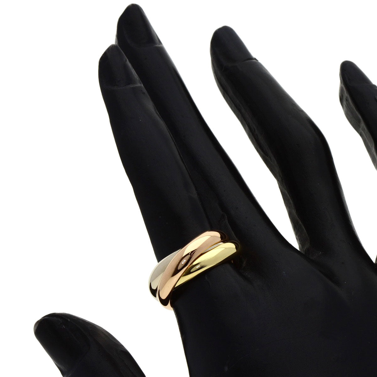 CARTIER Trinity #51 Ring K18 Yellow Gold K18 White GoldLadies [Used]