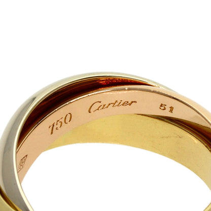 CARTIER Trinity #51 Ring K18 Yellow Gold K18 White GoldLadies [Used]