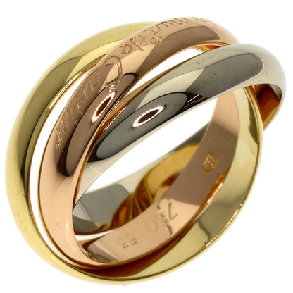 CARTIER Trinity Ring K18 Yellow Gold K18 White GoldLadies [Used]