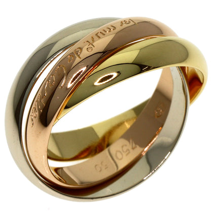 CARTIER Trinity #50 Ring K18 Yellow Gold K18 White GoldLadies [Used]