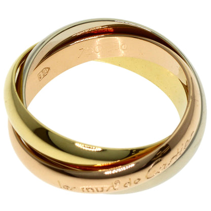CARTIER Trinity #50 Ring K18 Yellow Gold K18 White GoldLadies [Used]