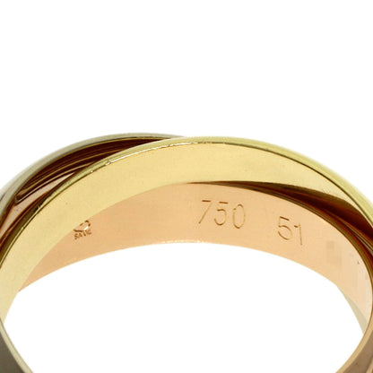 CARTIER Trinity #51 Ring K18 Yellow Gold K18 White GoldLadies [Used]