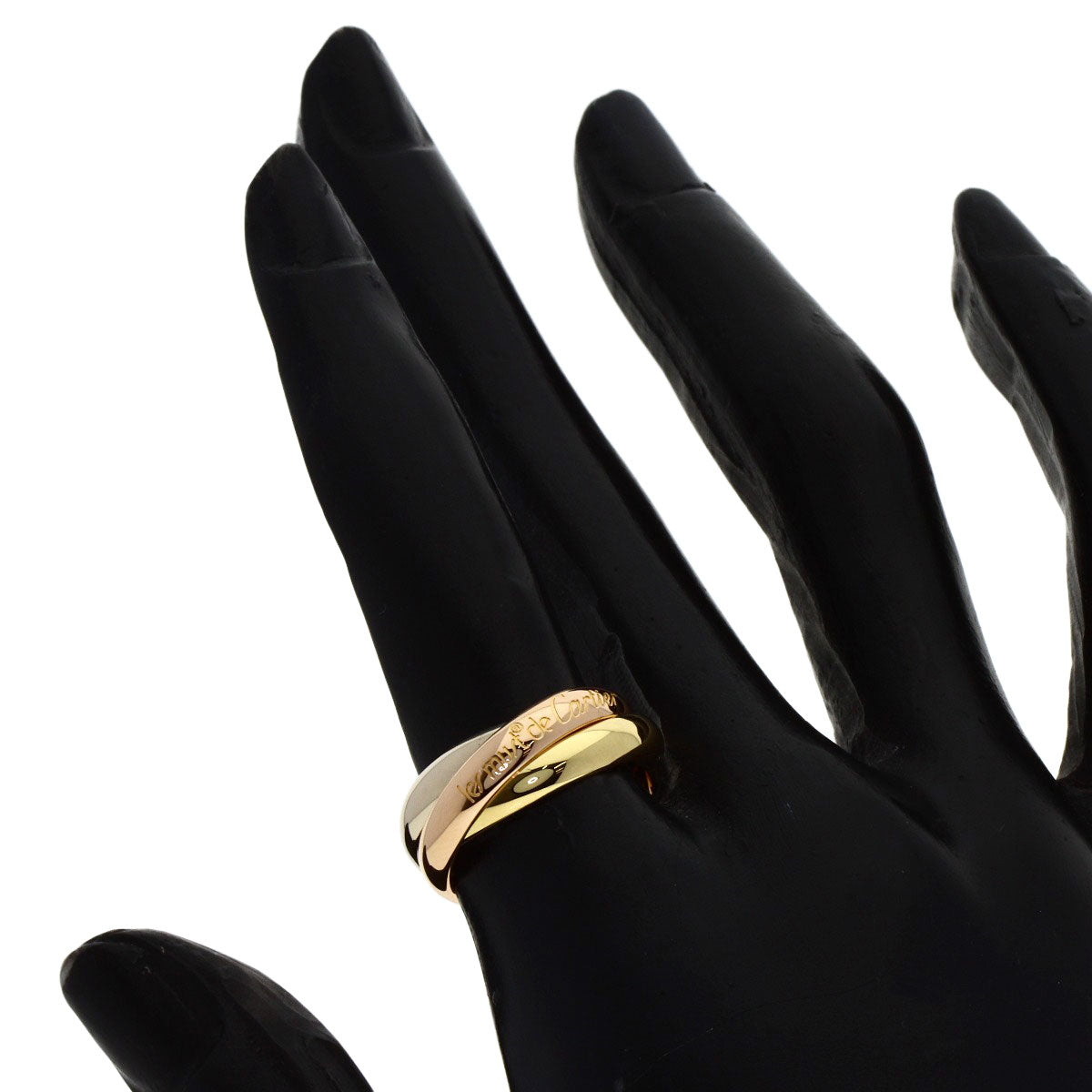 CARTIER Trinity #51 Ring K18 Yellow Gold K18 White GoldLadies [Used]
