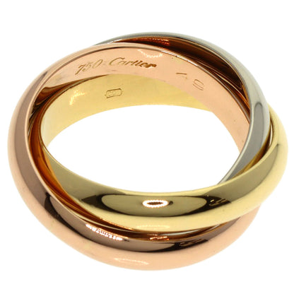 CARTIER Trinity MM Ring K18 Yellow Gold K18 White GoldLadies [Used]