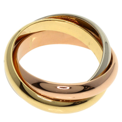 CARTIER Trinity MM Ring K18 Yellow Gold K18 White GoldLadies [Used]