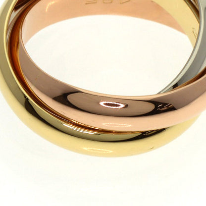 CARTIER Trinity MM Ring K18 Yellow Gold K18 White GoldLadies [Used]