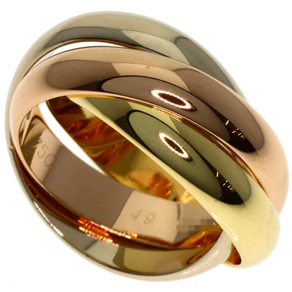 CARTIER Trinity MM #49 Ring K18 Yellow Gold K18 White GoldLadies [Used]