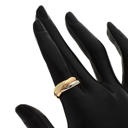 CARTIER Trinity #50 Ring K18 Yellow Gold K18 White GoldLadies [Used]