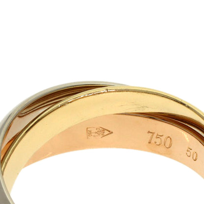 CARTIER Trinity #50 Ring K18 Yellow Gold K18 White GoldLadies [Used]