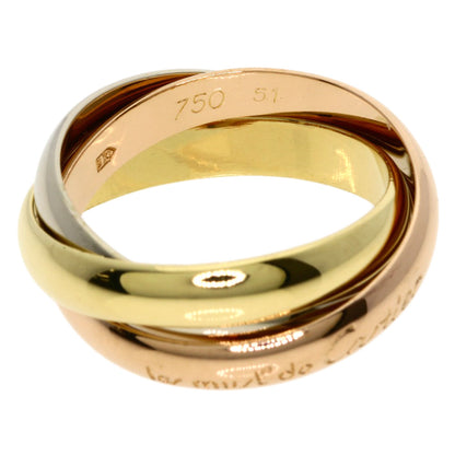 CARTIER Trinity #51 Ring K18 Yellow Gold 18K Pink GoldLadies [Used]