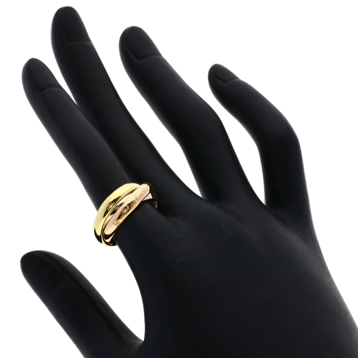 CARTIER Trinity #51 Ring K18 Yellow Gold 18K Pink GoldLadies [Used]