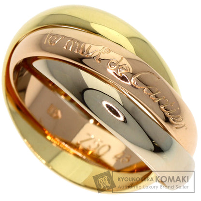 CARTIER Trinity #48 Ring K18 Yellow Gold 18K Pink GoldLadies [Used]