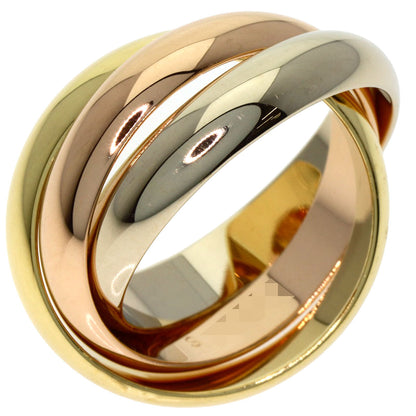 CARTIER Trinity MM #49 Ring K18 Yellow Gold 18K Pink GoldLadies [Used]
