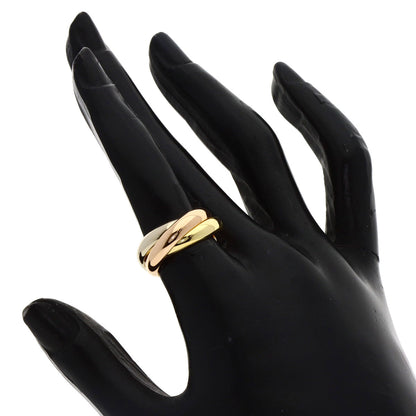 CARTIER Trinity MM #49 Ring K18 Yellow Gold 18K Pink GoldLadies [Used]