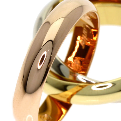CARTIER Trinity MM #49 Ring K18 Yellow Gold 18K Pink GoldLadies [Used]