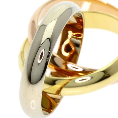 CARTIER Trinity MM #49 Ring K18 Yellow Gold 18K Pink GoldLadies [Used]