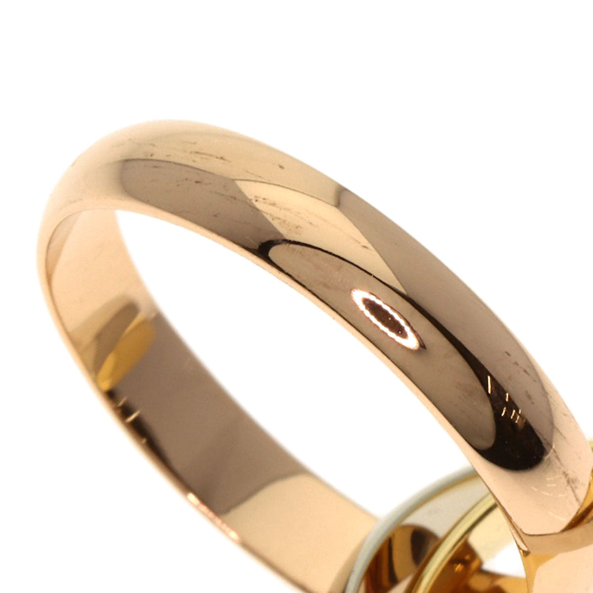 CARTIER Trinity #51 Ring K18 Yellow Gold K18 White GoldLadies [Used]