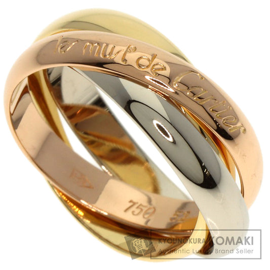 CARTIER Trinity #52 Ring K18 Yellow Gold K18 White GoldLadies [Used]
