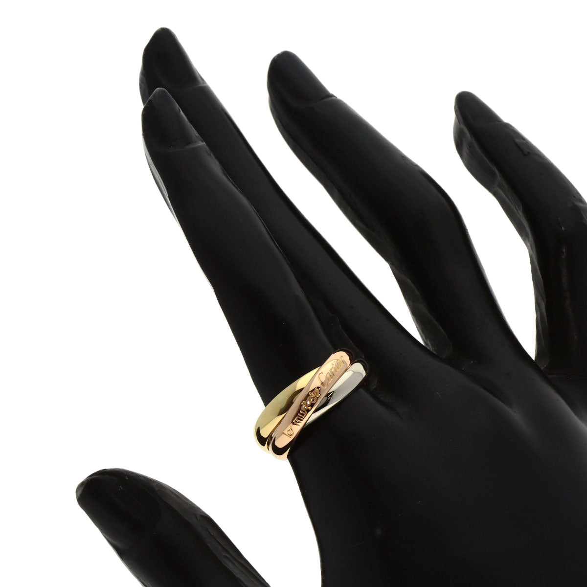 CARTIER Trinity #52 Ring K18 Yellow Gold K18 White GoldLadies [Used]
