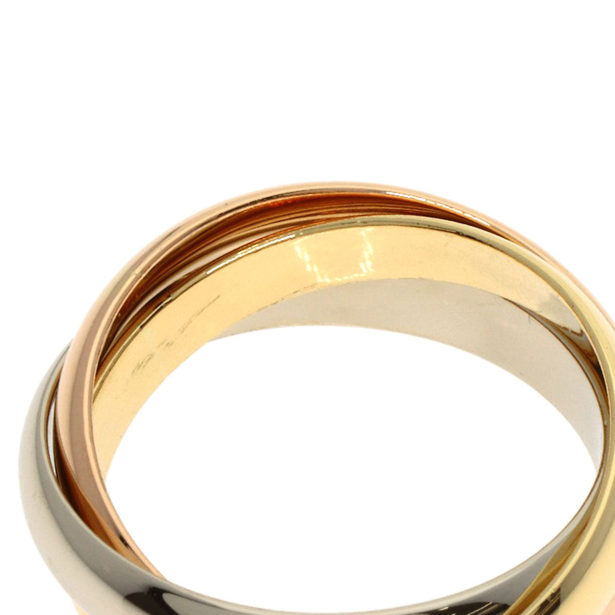 CARTIER Trinity #52 Ring K18 Yellow Gold K18 White GoldLadies [Used]