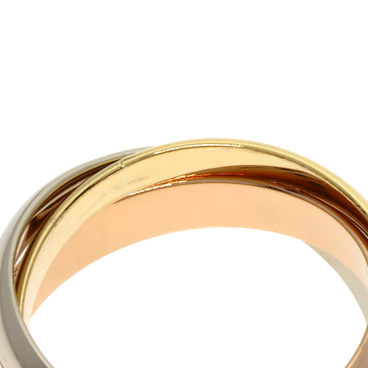 CARTIER Trinity #52 Ring K18 Yellow Gold K18 White GoldLadies [Used]