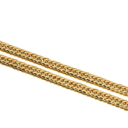 Curb chain Kihei Necklace K18 Yellow Gold 19.8g　Ladies
