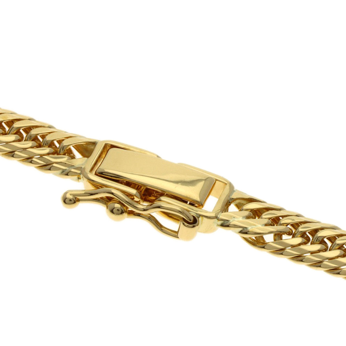 Curb chain Kihei Necklace K18 Yellow Gold 19.8g　Ladies