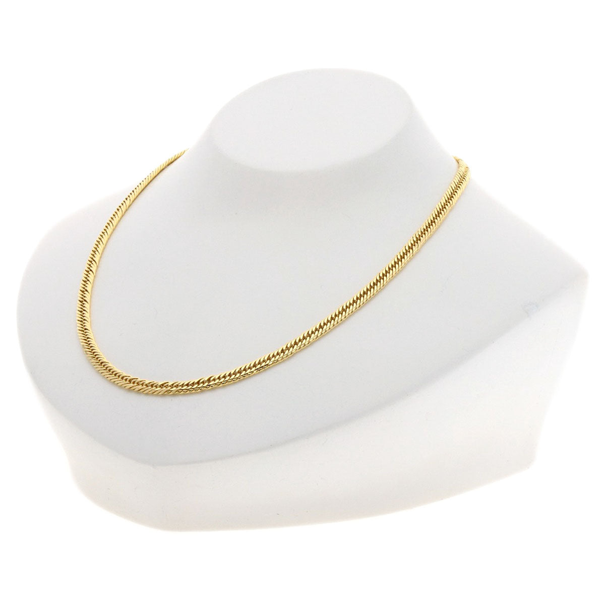 Curb chain Kihei Necklace K18 Yellow Gold 19.8g　Ladies