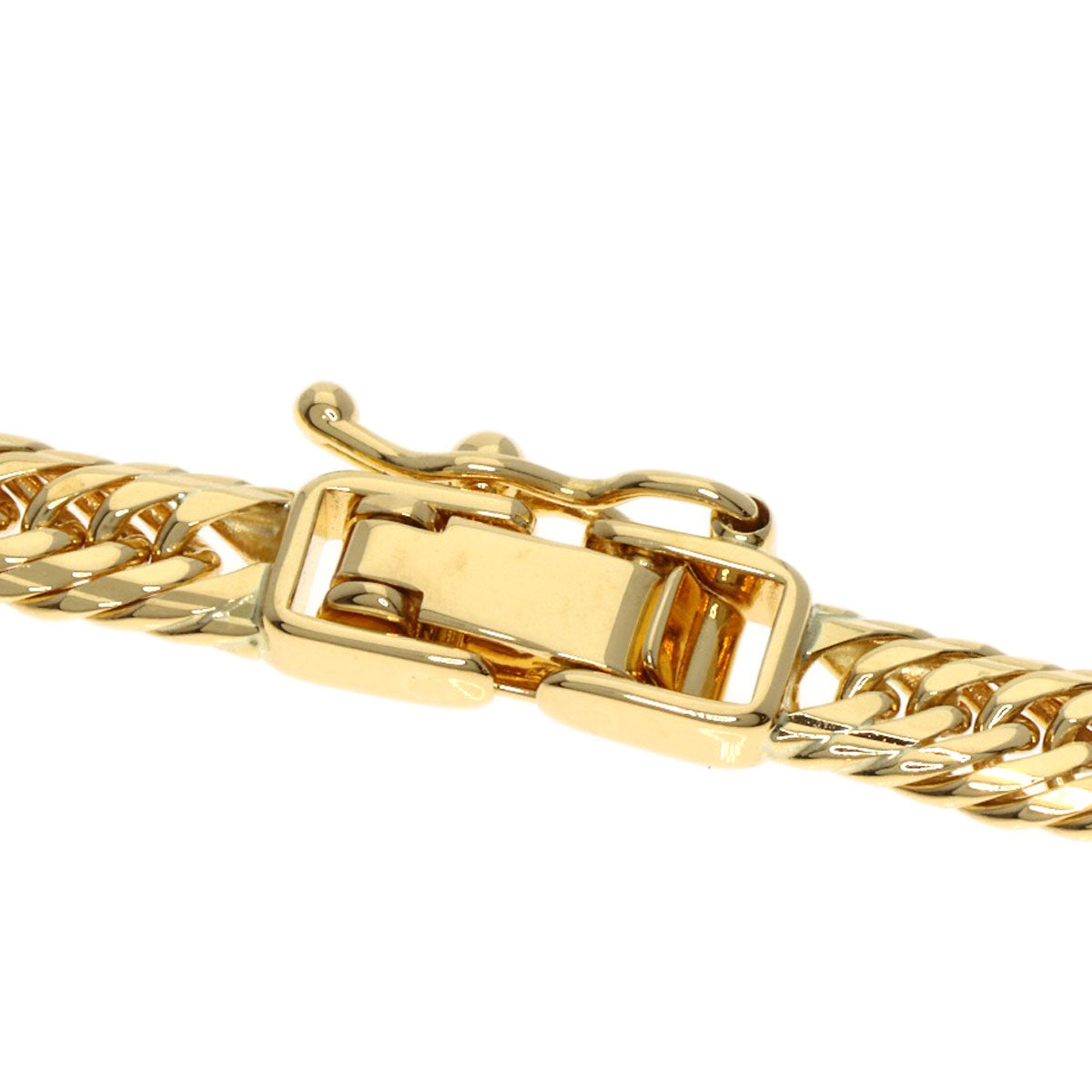 Curb chain Kihei Necklace K18 Yellow Gold 19.8g　Ladies