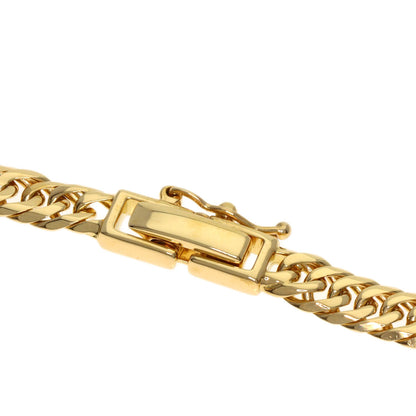 Curb chain Kihei 6-sided W Necklace K18 Yellow Gold 20.2g　Ladies
