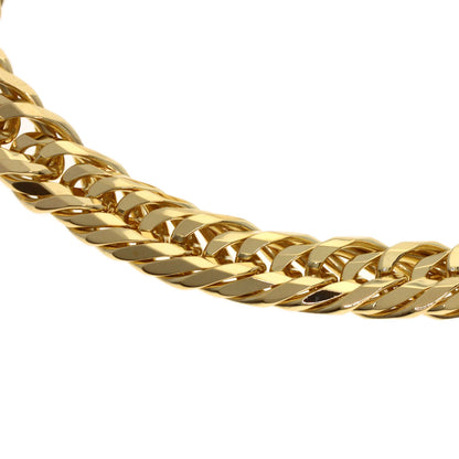 Curb Chain Kihei 12-sided Triple Bracelet K18 Yellow Gold 30.2g　mens