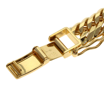 Curb Chain Kihei 12-sided Triple Bracelet K18 Yellow Gold 30.2g　mens