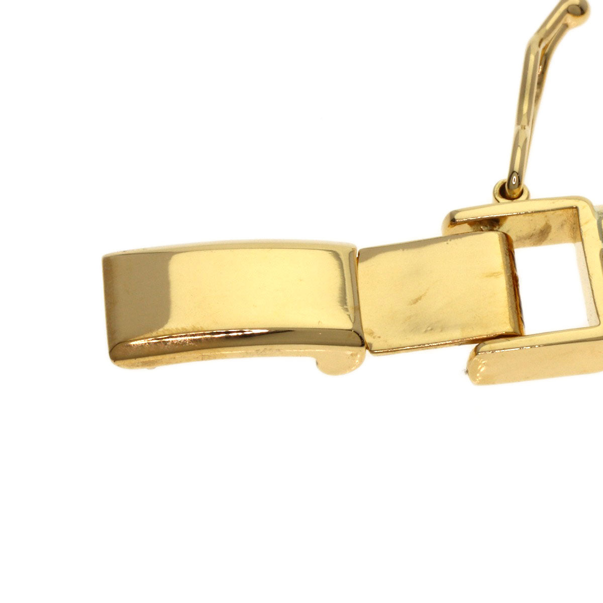 Curb Chain Kihei 12-sided Triple Bracelet K18 Yellow Gold 30.2g　mens