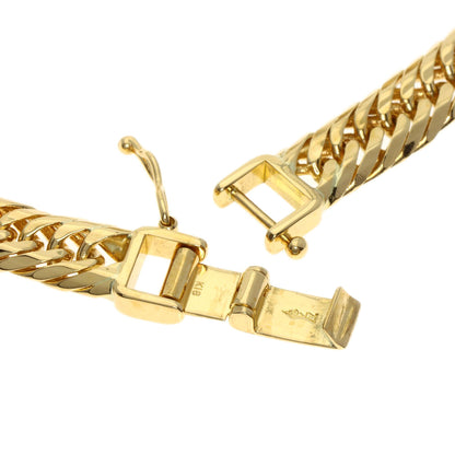 Curb chain Kihei Necklace K18 Yellow Gold 44.8g　mens