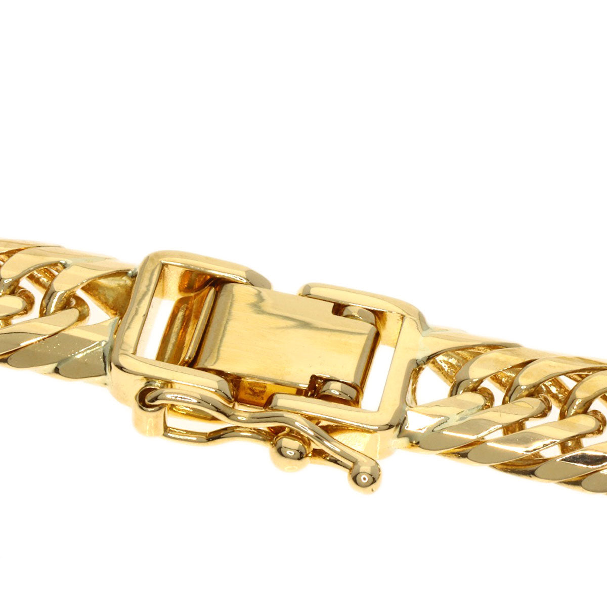 Curb chain Kihei Necklace K18 Yellow Gold 44.8g　mens