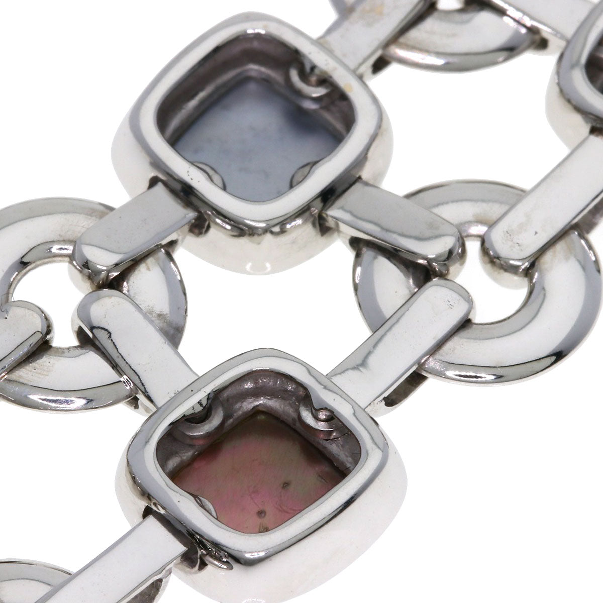 Van Cleef & Arpels Babylon Mother of Pearl Necklace K18 White Gold Ladies [Used]