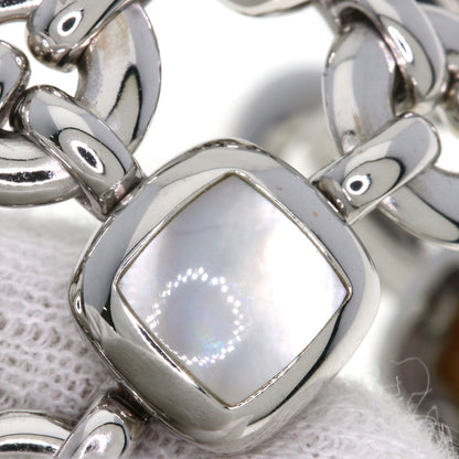 Van Cleef & Arpels Babylon Mother of Pearl Necklace K18 White Gold Ladies [Used]