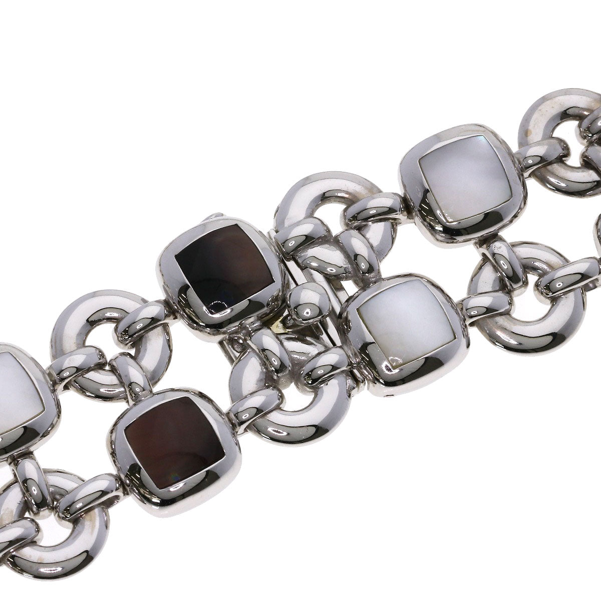 Van Cleef & Arpels Babylon Mother of Pearl Necklace K18 White Gold Ladies [Used]