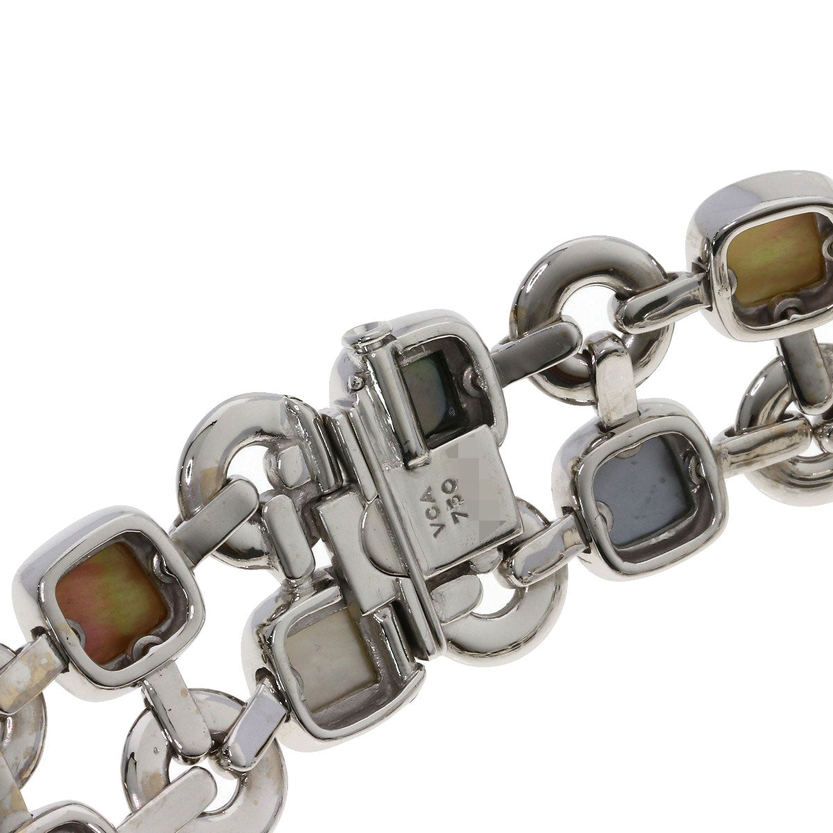 Van Cleef & Arpels Babylon Mother of Pearl Necklace K18 White Gold Ladies [Used]