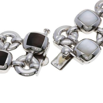 Van Cleef & Arpels Babylon Mother of Pearl Necklace K18 White Gold Ladies [Used]