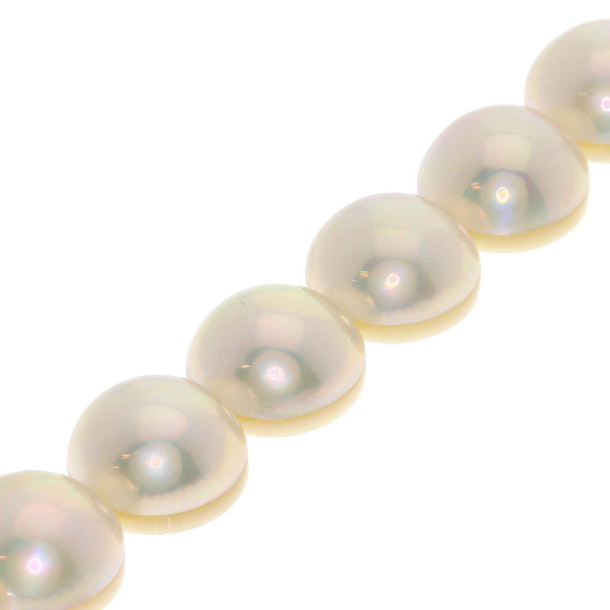 TASAKI Mabe Pearl Pearl Necklace K18 White Gold Ladies [Used]