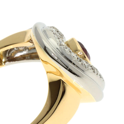 TASAKI Ruby Diamond Ring Platinum PT900 18K Yellow GoldLadies [Used]