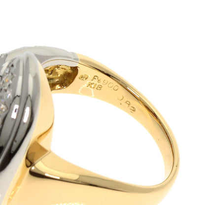 TASAKI Ruby Diamond Ring Platinum PT900 18K Yellow GoldLadies [Used]