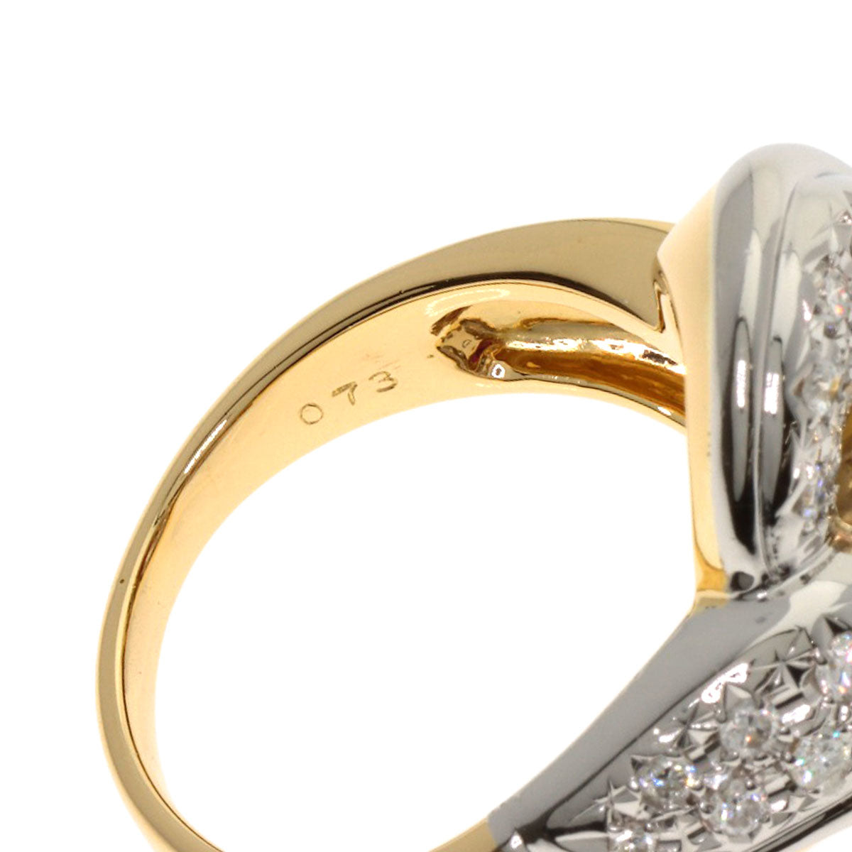 TASAKI Ruby Diamond Ring Platinum PT900 18K Yellow GoldLadies [Used]