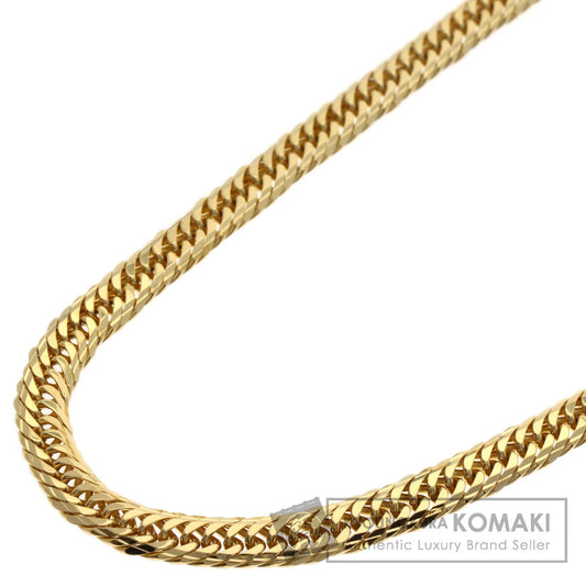 Curb Chain Kihei 10-sided Triple Necklace K18 Yellow Gold 20.5g　mens