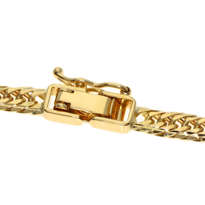 Curb Chain Kihei 10-sided Triple Necklace K18 Yellow Gold 20.5g　mens
