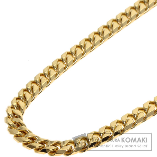 Curb chain Kihei 8 sides Necklace K18 Yellow Gold 53.4g　Ladies