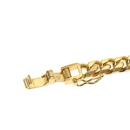 Curb chain Kihei 8 sides Necklace K18 Yellow Gold 53.4g　Ladies